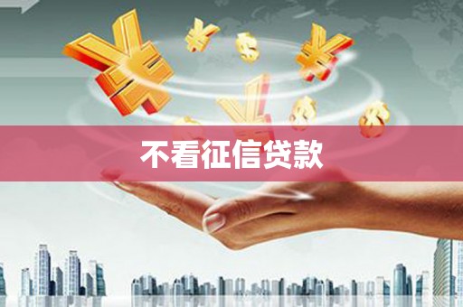 陵城不看征信贷款
