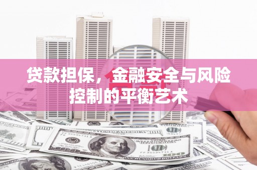 陵城贷款担保，金融安全与风险控制的平衡艺术