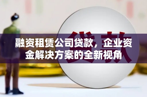 陵城融资租赁公司贷款，企业资金解决方案的全新视角