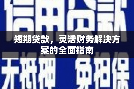 陵城短期贷款，灵活财务解决方案的全面指南