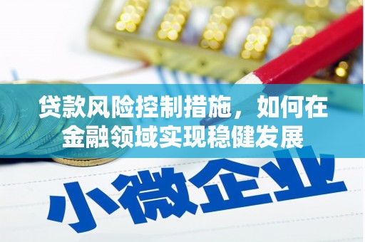 陵城贷款风险控制措施，如何在金融领域实现稳健发展