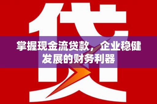 陵城掌握现金流贷款，企业稳健发展的财务利器