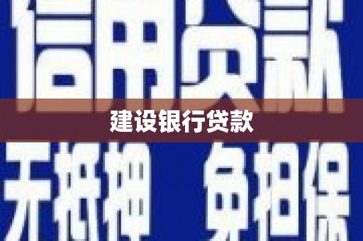 陵城建设银行贷款