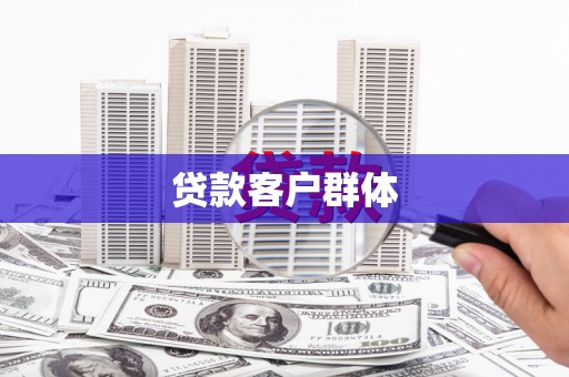 陵城贷款客户群体
