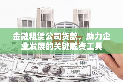 陵城金融租赁公司贷款，助力企业发展的关键融资工具
