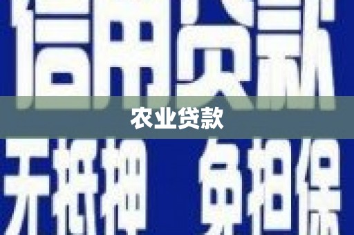 陵城农业贷款
