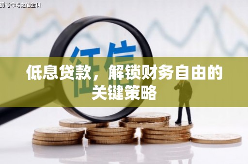 陵城低息贷款，解锁财务自由的关键策略