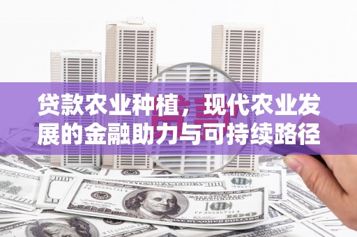 陵城贷款农业种植，现代农业发展的金融助力与可持续路径