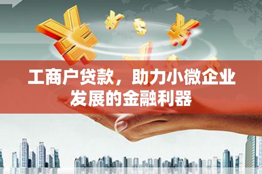 陵城工商户贷款，助力小微企业发展的金融利器