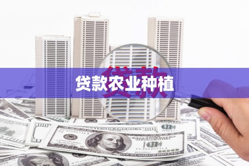 陵城贷款农业种植