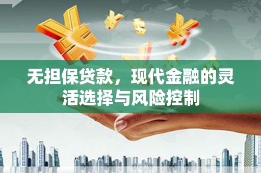 陵城无担保贷款，现代金融的灵活选择与风险控制