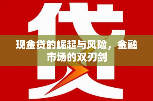 陵城现金贷的崛起与风险，金融市场的双刃剑