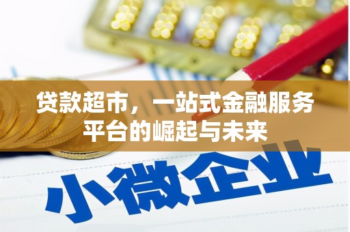 陵城贷款超市，一站式金融服务平台的崛起与未来