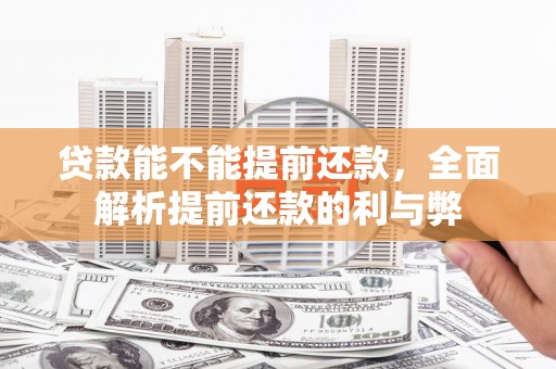 陵城贷款能不能提前还款，全面解析提前还款的利与弊
