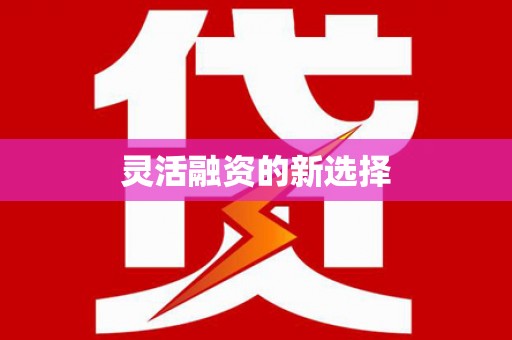 陵城灵活融资的新选择
