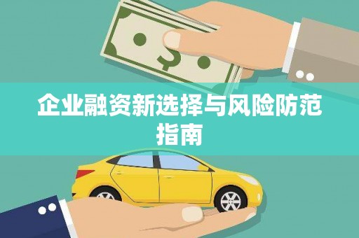 陵城企业融资新选择与风险防范指南