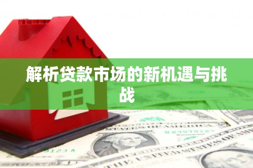 陵城解析贷款市场的新机遇与挑战